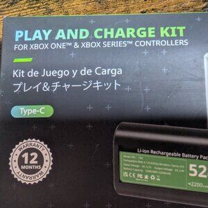 Upgrade Rechargeable Xbox One Controller Lithium Battery Pack= 52 Playtime